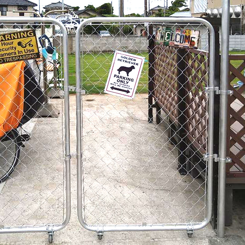 アメリカンフェンスを自宅の境界フェンスとして使った例4