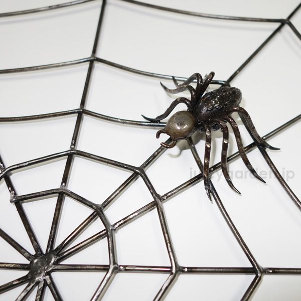 アイアン製　クモの巣