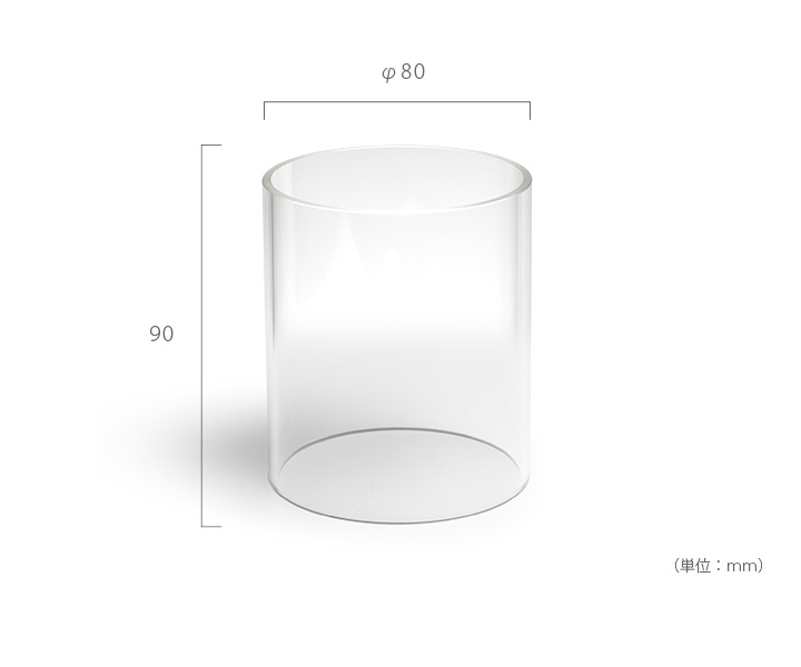 「hoefats GRAVITY CANDLE REPLACEMENT Glass グラビティキャンドル リプレイスメント ガラス」
