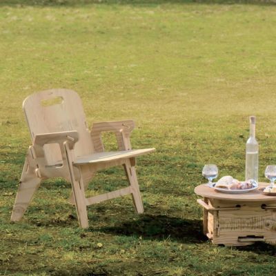 工具いらずの組み立て式チェア 「ヨカ （YOKA） パネルファニチャーシリーズ YOKA CHAIR ヨカチェア」