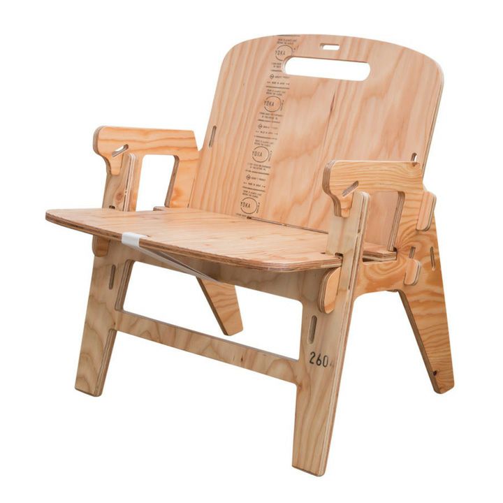 工具いらずの組み立て式チェア 「ヨカ （YOKA） パネルファニチャーシリーズ YOKA CHAIR ヨカチェア」 | JUICY GARDEN