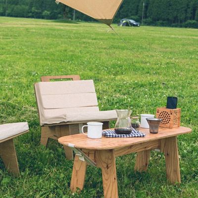 工具いらずの組み立て式ローテーブル 「ヨカ （YOKA） パネルファニチャーシリーズ PANEL LONG TABLE パネルロングテーブル」