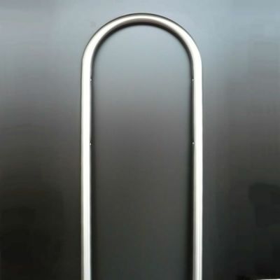 「Bobi ボビ社製 郵便ポスト専用スタンドポール ボビラウンド ステンレス ※ポストは別売り」