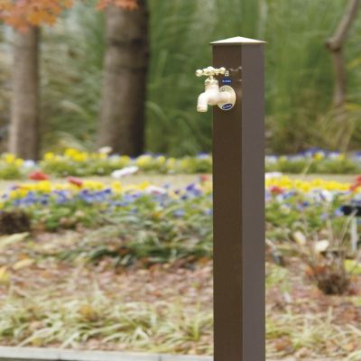 蛇口別売 「カラーアルミ立水栓 ロング」