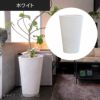 トールラウンド102（高さ100cm）のホワイトの設置イメージ画像。