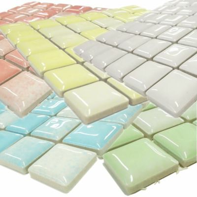 工作やDIYに最適！「モザイクタイルシート パール20mm角タイル 15cm角シート」