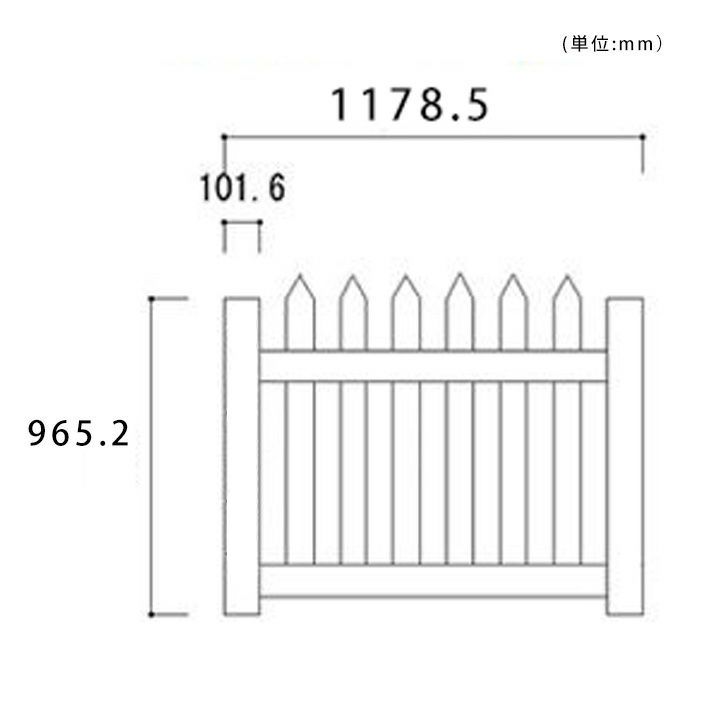 ホワイトフェンス カントリーゲートL」 | JUICY GARDEN