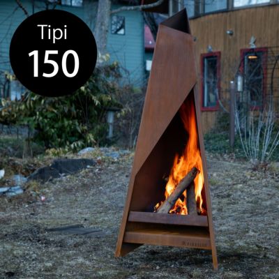 耐候性合金仕様の薪式ガーデンストーブ 「 ファイヤーサイド ティピ 150 （ FIRESIDE Tipi 150 ） 」