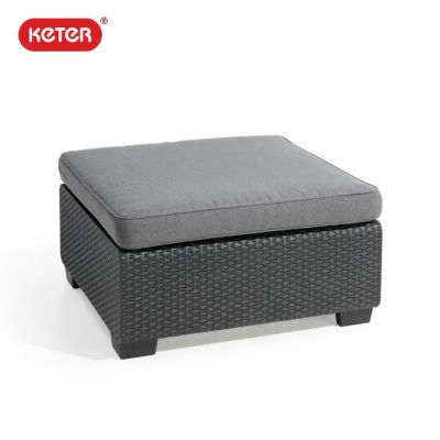「フットスツール（オットマン） ケター（KETER） サルタ・サッポロ（Salta/Sapporo FOOT STOOL 145648）」ロースタイル ラタン調