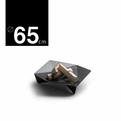 コールテン鋼製 焚き火台「ホーファッツ（hoefats） TRIPLE ファイヤーボウル 65cm」
