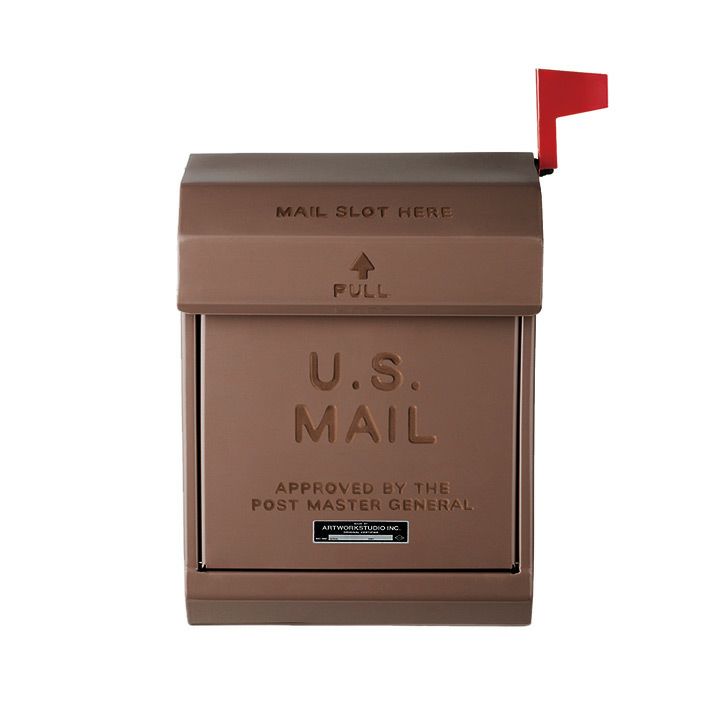 壁掛け式郵便ポスト「アートワークスタジオ（ARTWORKSTUDIO）U.S.Mail box 2」 | JUICY GARDEN