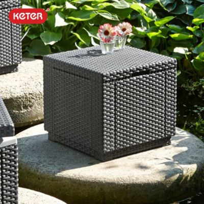 樹脂製収納BOX「ケター （KETER） キューブ（CUBE） ガーデンボックス」