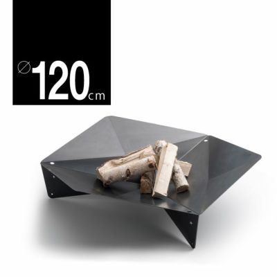 コールテン鋼製 焚き火台「ホーファッツ（hoefats） TRIPLE ファイヤーボウル 120cm」