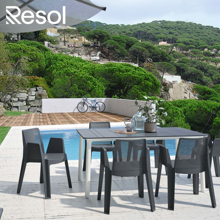 Resol Noa（リソル ノア テーブル 160cm×90cm）」ガーデンテーブル