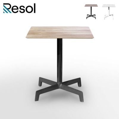 「Resol Sputnik（リソル スプートニック スクエアテーブル 70cm×70cm）」ガーデンテーブル カフェテーブル