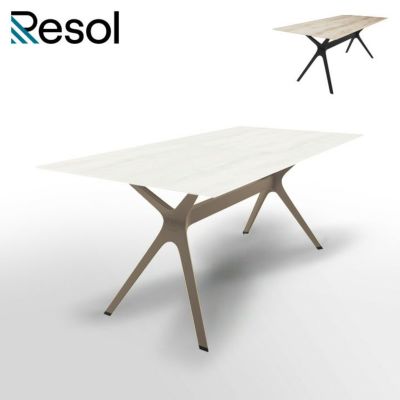 「Resol Vela L（リソル ヴェラ エル テーブル 180cm×90cm）」ガーデンテーブル　ダイニングテーブル