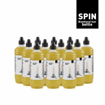 ランプ・ガーデントーチ燃料「ホーファッツ（hoefats） SPIN専用 バイオエタノールボトル 1L（12本セット）」