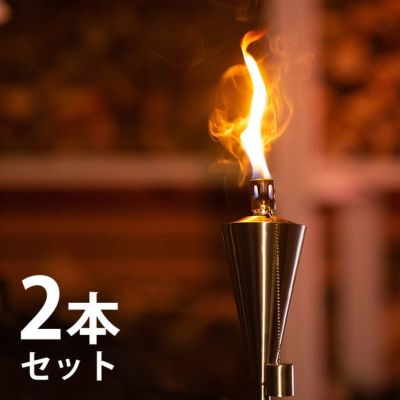 「ジョイント式 ガーデントーチポータブル 2本セット」