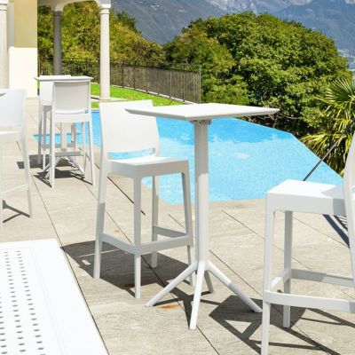 「SE SKY Bar エスイー スカイ フォールディング バーテーブル 60×60cm」