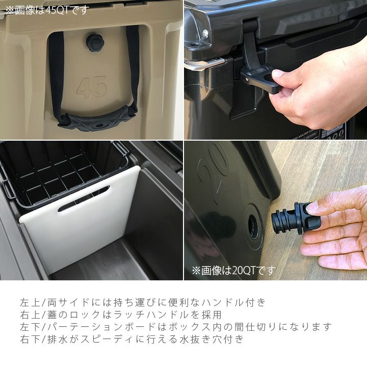 ICE AGE coolers クーラーボックス 35QT（33.1L）」 | JUICY GARDEN