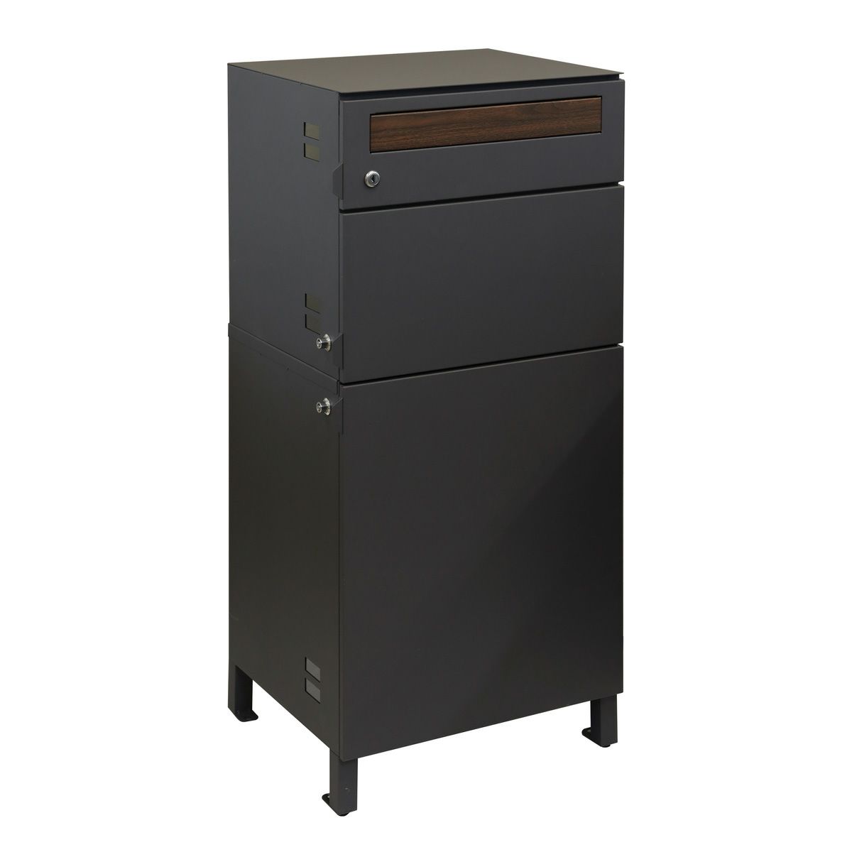 「 郵便ポスト 付き 宅配ボックス ナギ（Nagi）宅配 2段タイプ 」