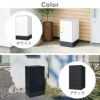 カラーはブラックとホワイトの2色。どちらも艶消しのマットな質感です。台座はブラック1色のみ