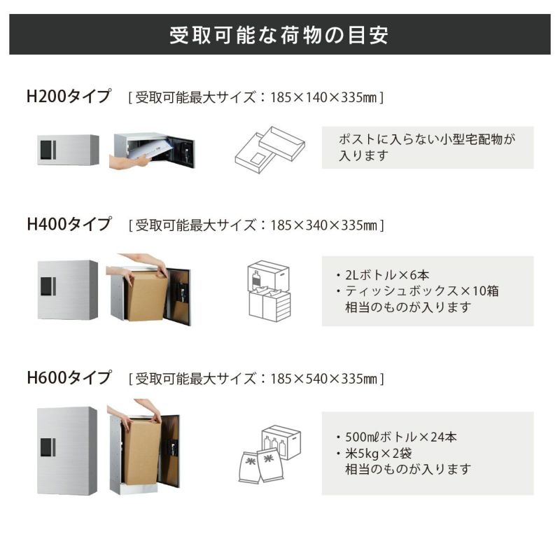 NASTA ナスタ 宅配ボックス プチ宅 W360 前入前出 / アナログ