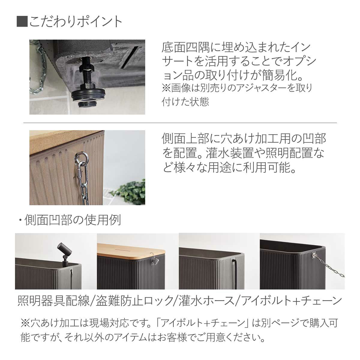 GRC（ガラス繊維強化セメント）とは？ガラス繊維とセメントに自然骨材を加えて成型するGRCは、軽量で粘り強く、高い引っ張り強度を曲げ強度を持つ堅牢で高耐久な素材です。NUストライプ製品は国道交通省認可不燃認定を取得、アスベスト不使用の安全な素材です。