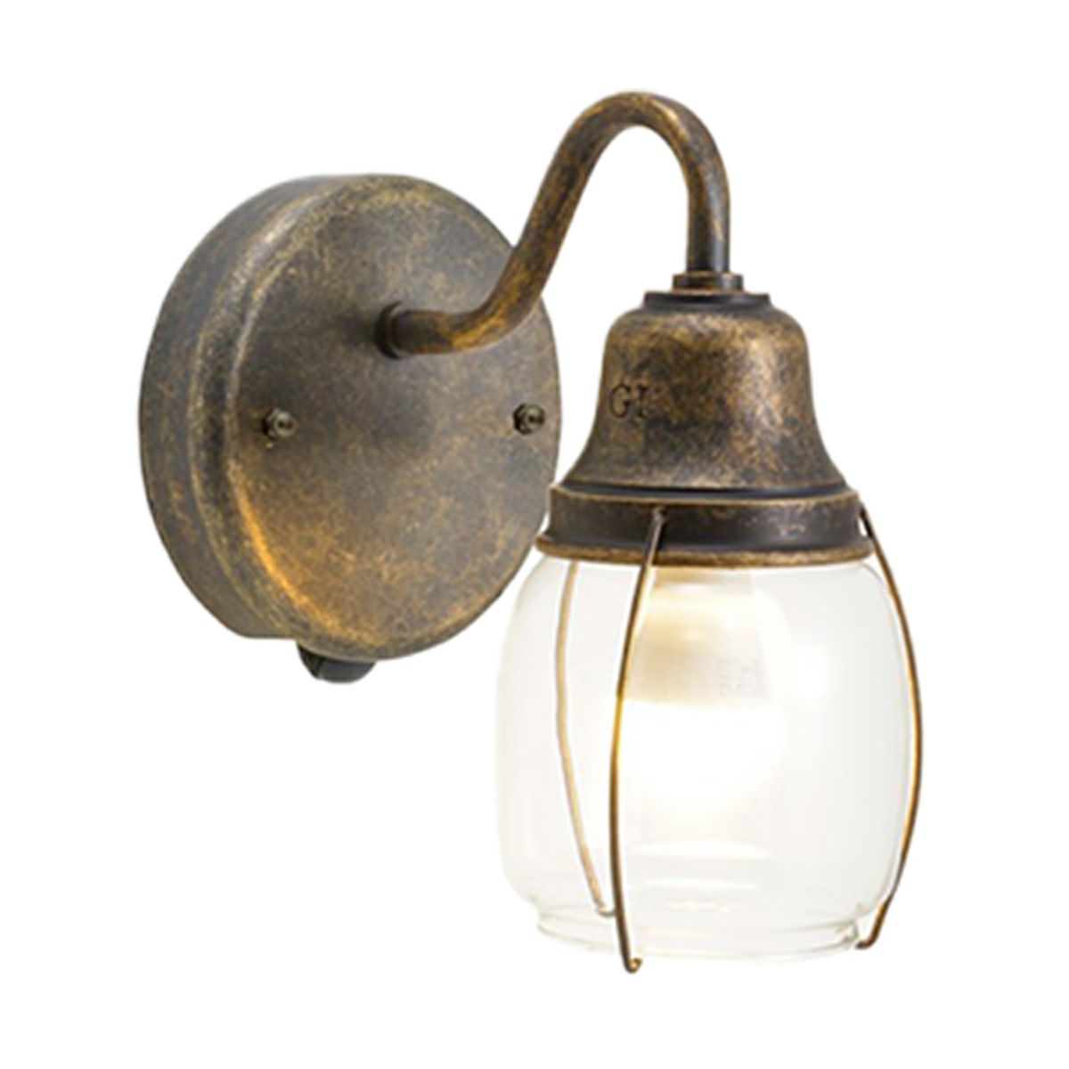 古色のライト。