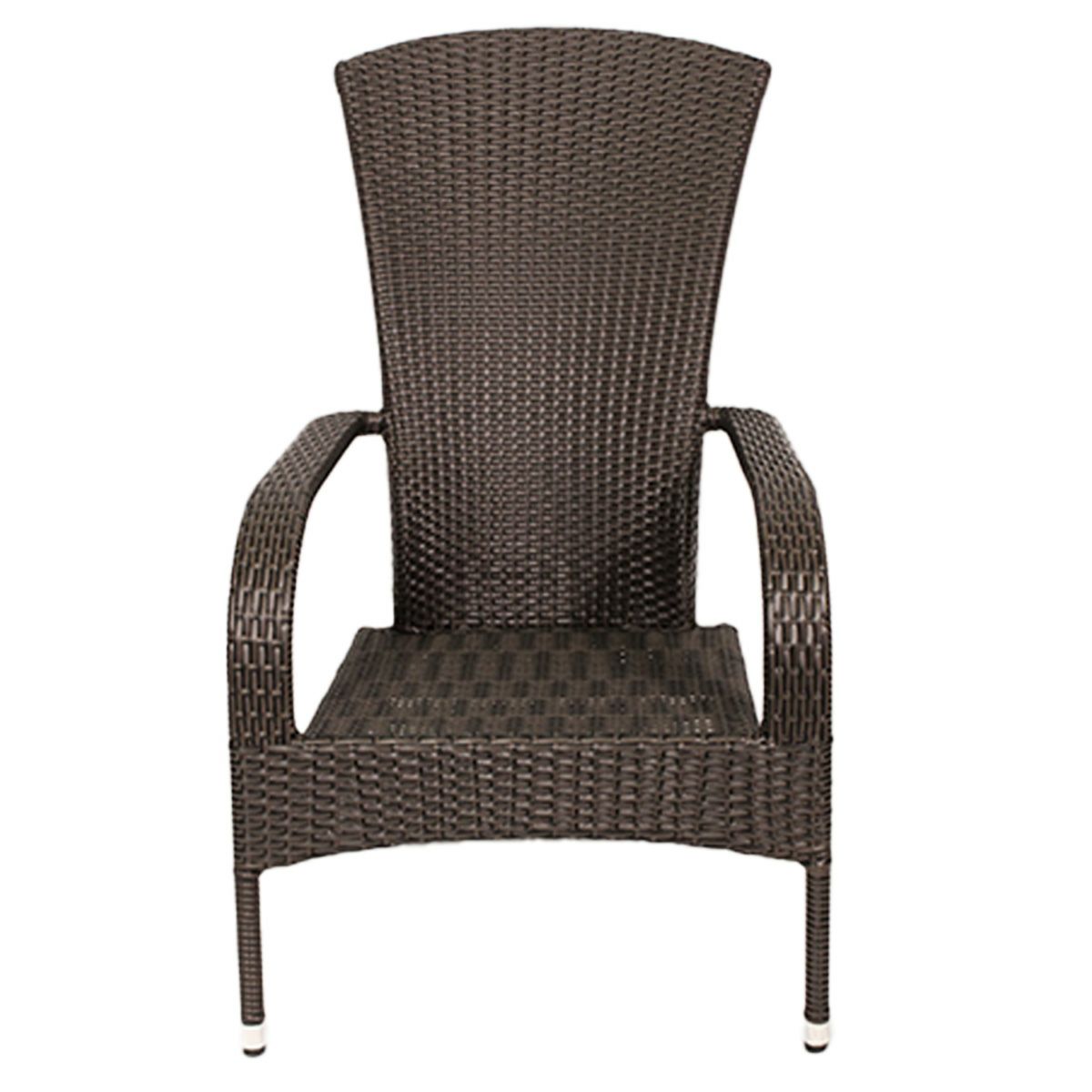 チェアのデザインがわかる白抜き画像。正面。