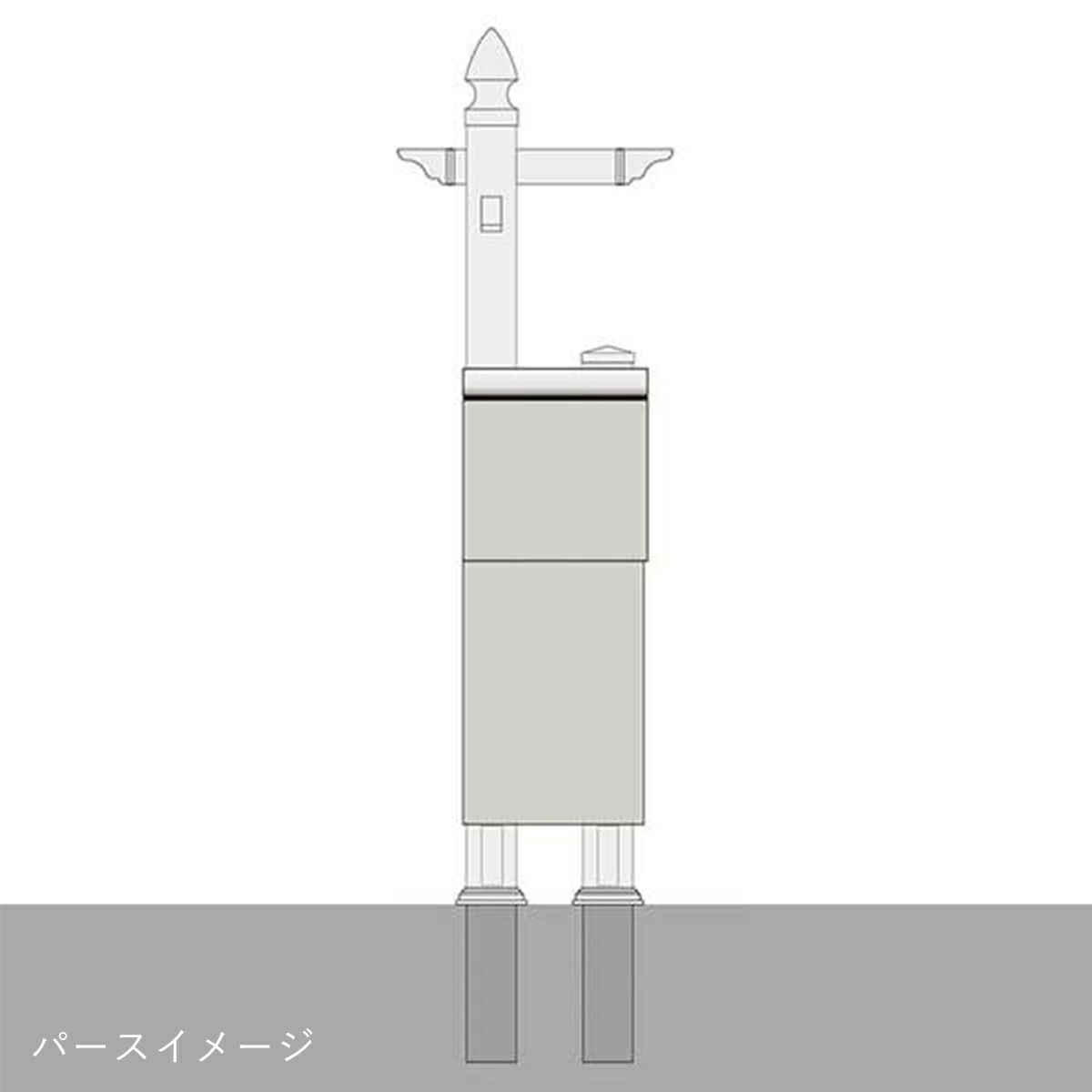 パースイメージ（立体再現図）側面。