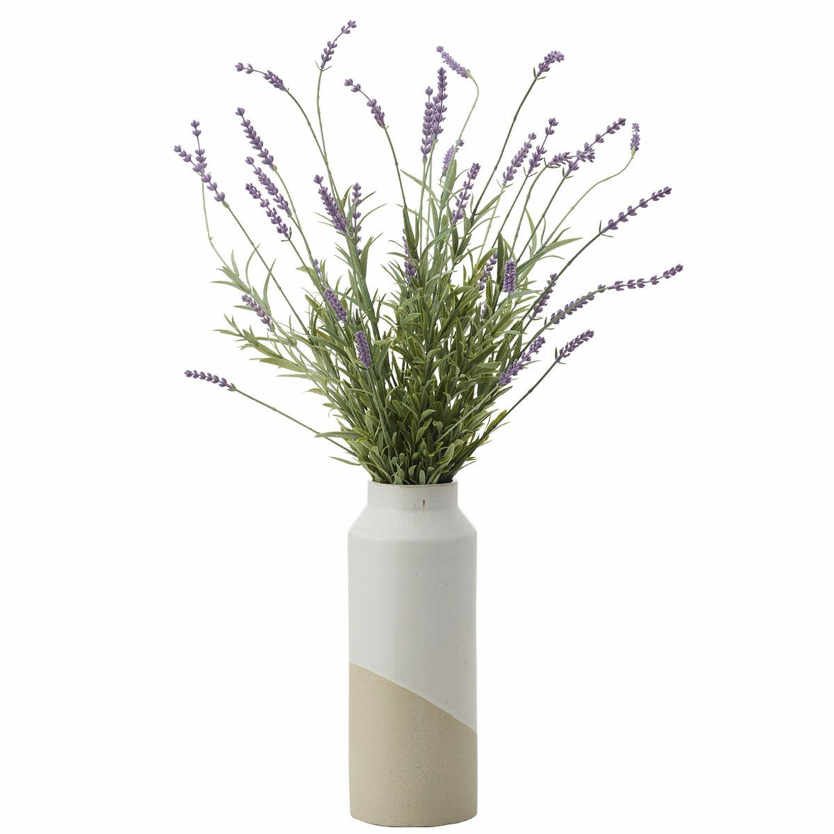 アーティフィシャルフラワー(造花)のラベンダ―とフラワーベース(花瓶)のセット商品