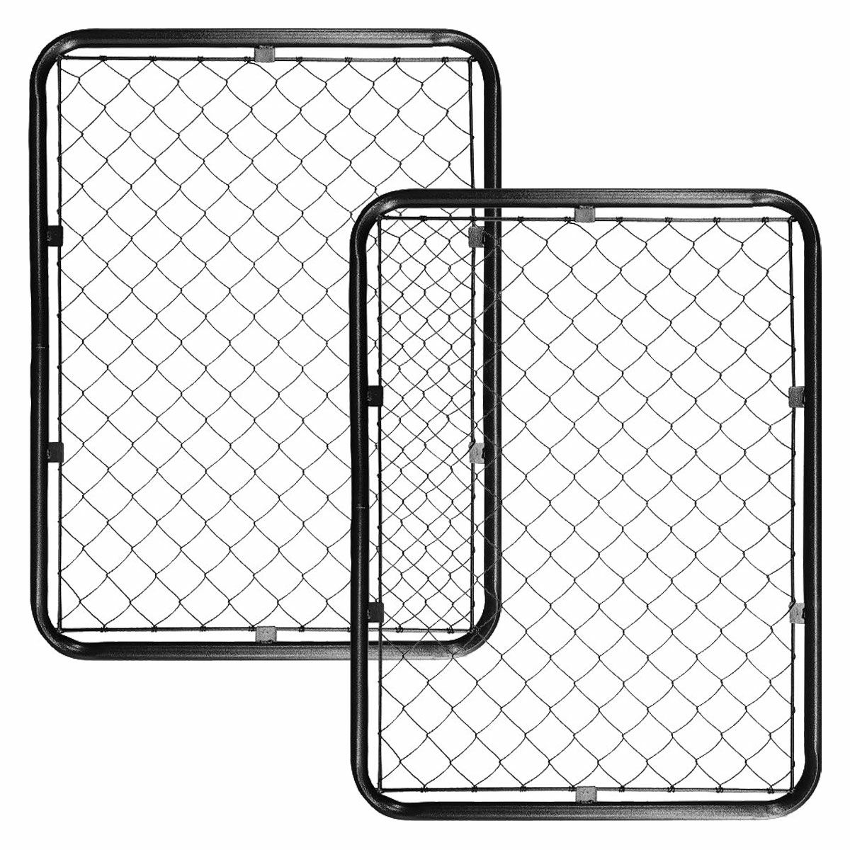 アメリカンフェンス 1200×900mm Mサイズ ハンマートーンブラック 2枚セット