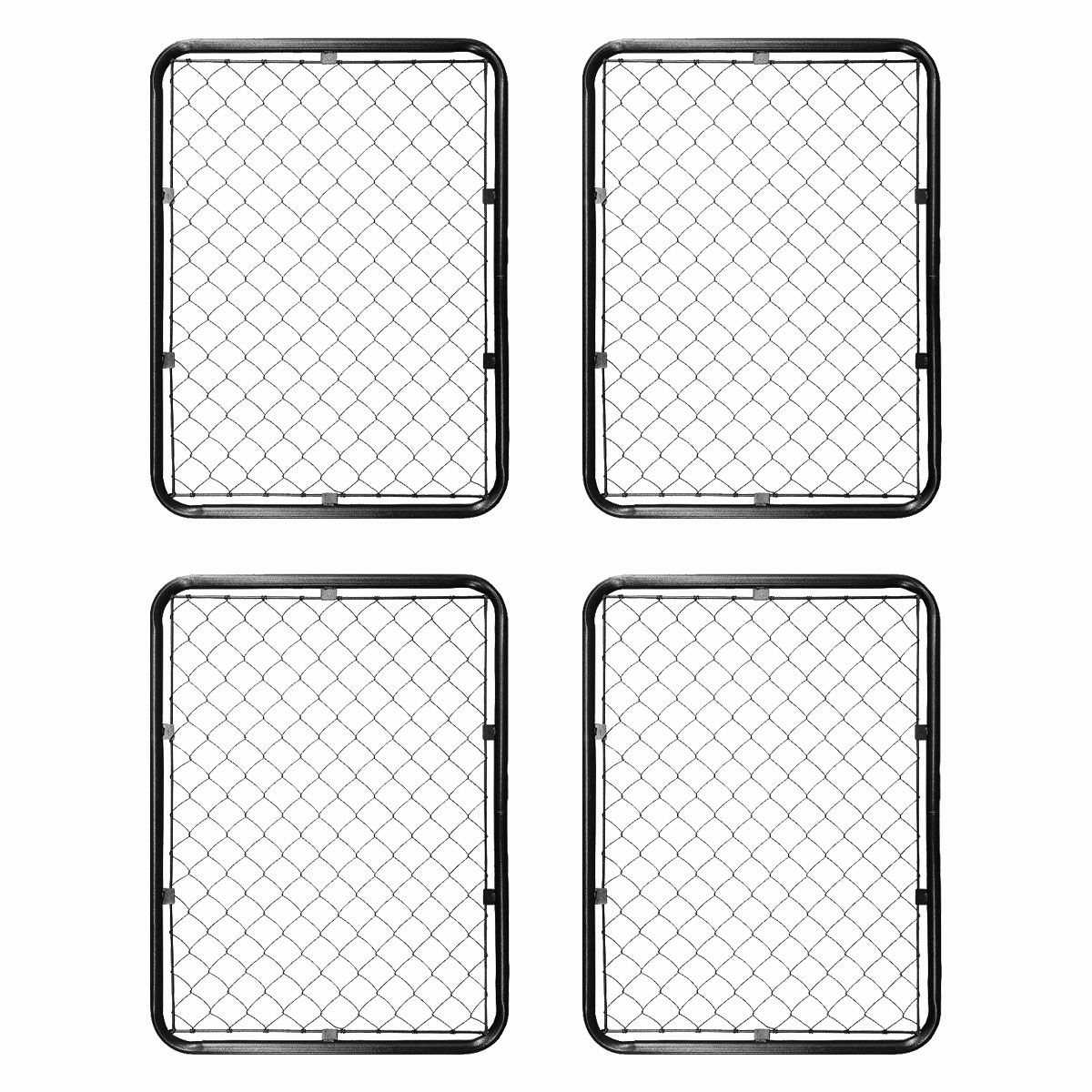 アメリカンフェンス 1200×900mm Mサイズ ハンマートーンブラック 4枚セット